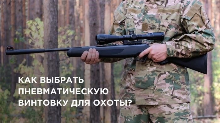 Особенности национальной охоты с пневматической винтовкой без лицензии