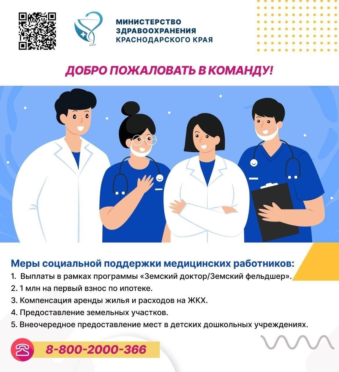 Поддержка медицинских учреждений