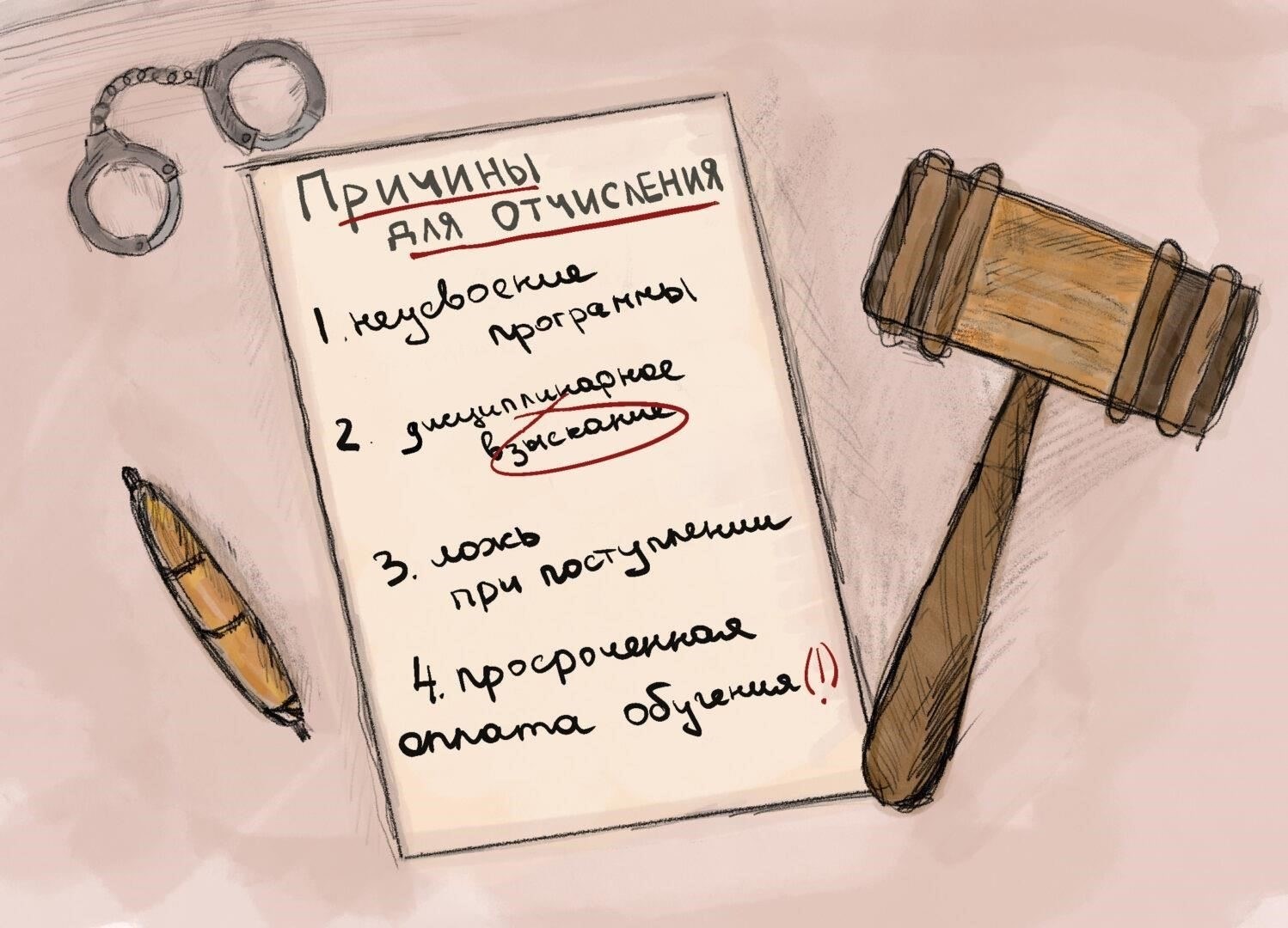 Правовые исключения для студентов и образовательных программ