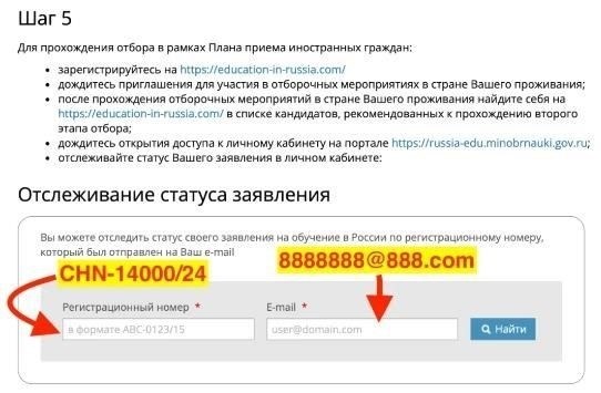 Шаг 5: Отслеживайте статус заявки